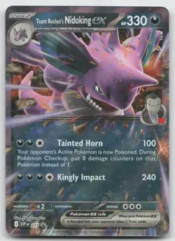 Team Rocket's Nidoking ex - Promo SV: Scarlet & Violet Promo Cards 217 NM - Image 1