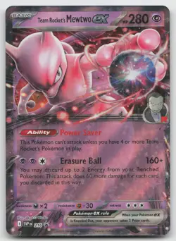 Team Rocket's Mewtwo ex Promo SV: Scarlet & Violet Promo Cards 216 NM - Image 1