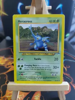 Pokemon TCG Heracross Neo Destiny 41/105 WOTC Uncommon Card (MP) - Image 1