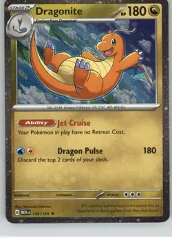 Dragonite (Cosmos Holo) 149/165 Holo Miscellaneous Cards & Products Pokemon NM - Image 1