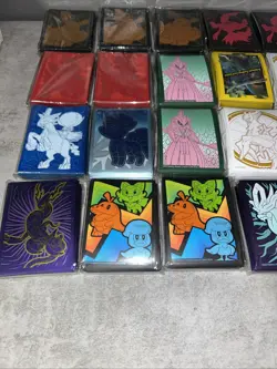 Pokemon TCG Lot of 27 ETB Exclusive 65ct Official Card Sleeves w/ Various Sets - Image 3