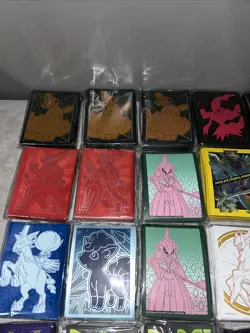 Pokemon TCG Lot of 27 ETB Exclusive 65ct Official Card Sleeves w/ Various Sets - Image 4