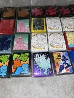 Pokemon TCG Lot of 27 ETB Exclusive 65ct Official Card Sleeves w/ Various Sets - Image 5