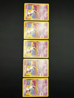 Pokemon TCG Mew Black Star Promo #9 Base Set 1999 Lot - 5 English Cards - Image 1