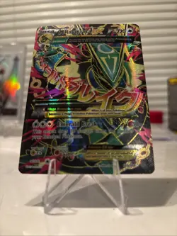 Pokemon M Rayquaza EX 105/108 Roaring Skies Ultra Rare Full Art Holo Card - Image 4
