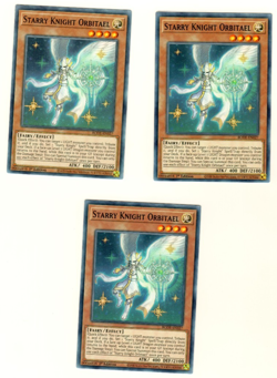 Set Of 3 Starry Knight Orbitael BODE-EN027 Burst Of Destiny 1st Edition Yugioh - Image 3