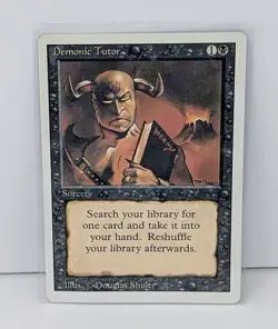 Demonic Tutor - Magic The Gathering MTG - Revised! - Image 1