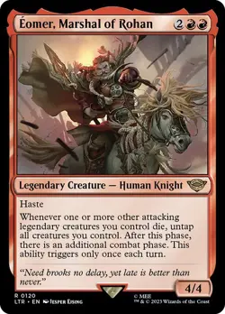 Eomer, Marshal of Rohan The Lord of the Rings: Tales of Middle-earth MTG NM - Image 1