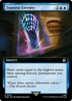 MTG - Traverse Eternity - Extended Art - Doctor Who - Magic the Gathering - Image 1