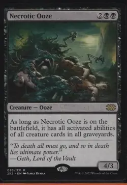 Double Masters 2022 #83 Necrotic Ooze - Image 1