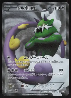 Pokemon Japanese Tornadus 054/053 Full Art SR Black Collection EXCELLENT-2 - Image 1