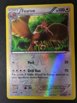 Fearow 66/108 Roaring Skies Pokemon Reverse Holo Mp - Image 1