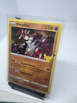 Groudon Holo Rare 017/025 Celebrations 25th Anniversary Pokemon TCG - Image 3