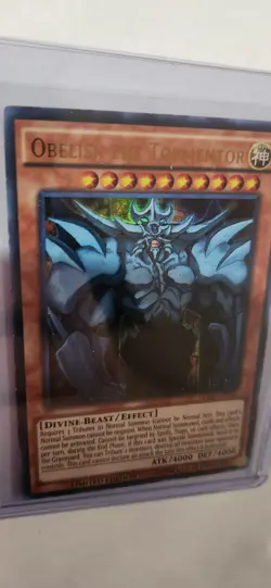 Yu-Gi-Oh! Obelisk the Tormentor Card LIMITED EDITION LDK2-ENS02 HOLO GOLD TEXT - Image 1