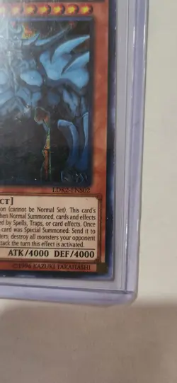 Yu-Gi-Oh! Obelisk the Tormentor Card LIMITED EDITION LDK2-ENS02 HOLO GOLD TEXT - Image 5