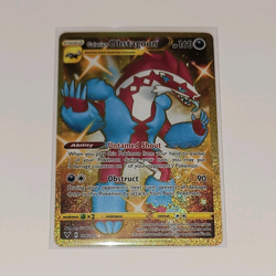 Pokemon TCG Galarian Obstagoon 198/185 Vivid Voltage Secret Rare Holo ENG - Image 1