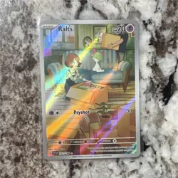 Ralts Illustration Rare Full Art SV01 211/198 Holo Eng 2023 - Image 1