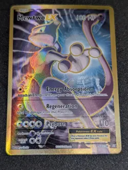 Pokemon TCG Mewtwo EX Full Art Ultra Rare Holo 103/108 Evolutions NM - Image 3