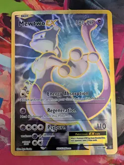 Pokemon TCG Mewtwo EX Full Art Ultra Rare Holo 103/108 Evolutions NM - Image 4
