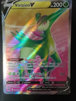 Pokemon Astral Radiance "Virizion V" 164/189 / Ultra Rare / Near Mint - Image 1
