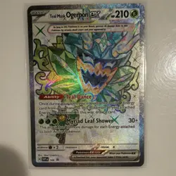 Pokemon TCG Teal Mask Ogerpon EX Holo 166 Sv: Scarlet & Violet English - Image 1