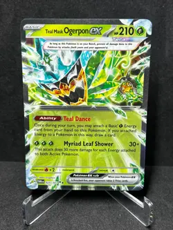Pokemon Teal Mask Ogerpon EX 025/167 Rare Holo Near Mint - Image 1