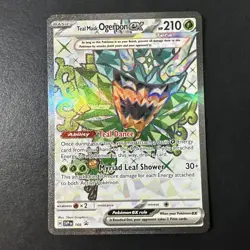 Teal Mask Ogerpon ex 166 Holo Ultra Rare Scarlet & Violet Promo Pokemon Holo NM - Image 1