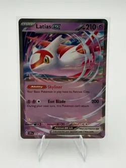 Pokemon Latias ex 076/191 SV08 Surging Sparks Double Rare NM - Image 1