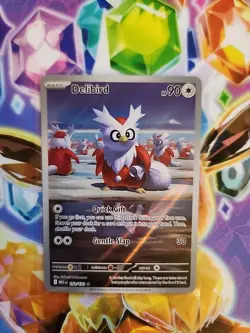 Delibird 152/132 Illustration Rare IR Pokemon TCG Mega Evolution Holo - Image 1