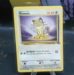 Pokemon TCG Miaouss #56/64 FRENCH Unlimited CCG Jungle Meowth - Image 1