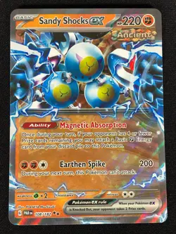 Pokemon Sandy Shocks EX 108/182 Ultra Rare Holo (NM) - Image 1