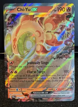Chi-Yu EX 40/193 Double Rare Holo - Paldea Evolved - SV02 - NM - Pokemon TCG - Image 1