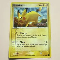 The Pokemon Company Pokemon TCG Pikachu 57/108 Reverse Holo HP 40 Eng - Image 1