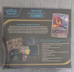 Phantasmal Flames POKEMON CENTER Etb Factory Sealed With Case - Fast Shipping - Image 4