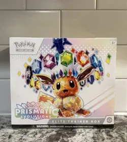Pokemon TCG SV Prismatic Evolutions Elite Trainer Box - ETB Factory Sealed - NEW - Image 1