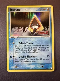 Snorunt 64/108 Ex Power Keepers Reverse Holo Stamped Vintage Pokemon NM MINTY - Image 1