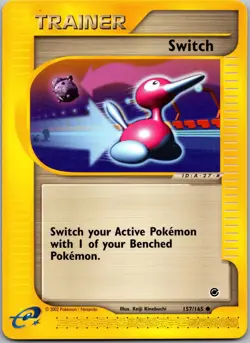 POKEMON SWITCH 157/165 COMMON EXPEDITION BASE SET NM/M - Image 1