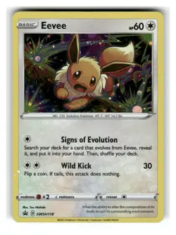 Eevee SWSH118 Holo Promo Sword & Shield Promo Pokemon Near Mint - Image 1