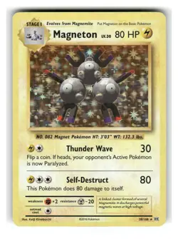 Magneton 38/108 Holo Rare Evolutions Pokemon Holo Lightly Played - Image 1