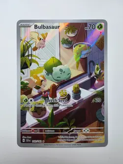 Pokemon Bulbasaur 143/142 Sv07: Stellar Crown Holo NM in perfect Condition!! - Image 1