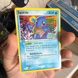 Pokemon TCG Squirtle 64/100 Crystal Guardians Reverse Holo 40 HP 2006 - Image 2
