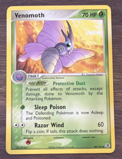 Venomoth 49/112 FireRed & LeafGreen Pokemon - Image 1