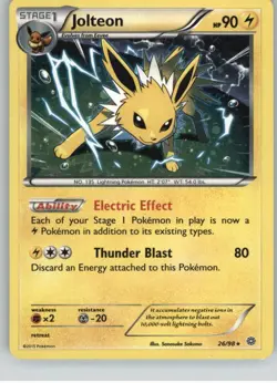 Jolteon 26/98 Holo Rare Ancient Origins Pokemon Holo Near Mint - Image 1