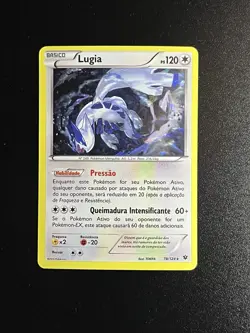 Lugia 78/124 Portuguese Cracked Ice Holo Deck Exclusive Pokemon ~LP - Image 1