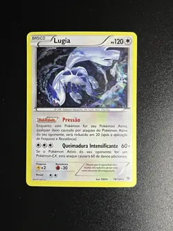 Lugia 78/124 Portuguese Cracked Ice Holo Deck Exclusive Pokemon ~LP - Image 2