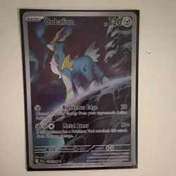 The Pokemon Company Cobalion 144/086 SV Black Bolt Illus Rare Full Art Holo ENG - Image 1