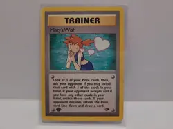 Pokemon TCG— Misty's Wish 108/132 Gym Challenge - 1st Edition Thick Stamp MP - Image 1