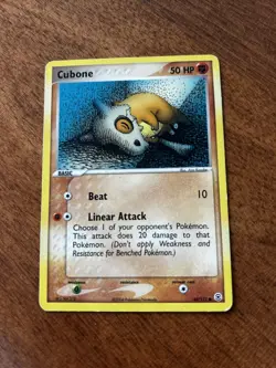 Pokemon TCG Cubone 60/112 FireRed LeafGreen 2004 *HP* - Image 1
