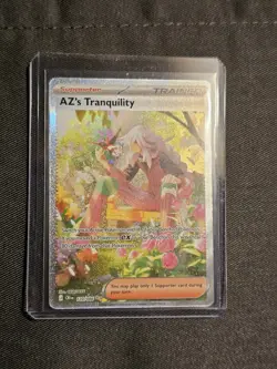 Pokemon TCG AZ’s Tranquility SIR 120/086 Trainer Chaos Rising Near Mint - Image 1