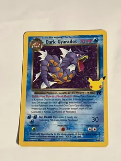 Pokemon Card Dark Gyarados Celebrations 8/82 Classic Collection NM - Image 1